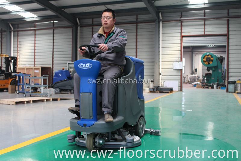 Battery Powered Driving Type Floor Cleaning Equipment For Hospital